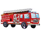 Customers also bought 34&quot; PKG GEN RED FIRETRUCK SHAPE product image 