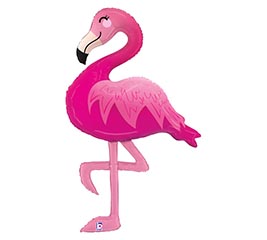 44&quot; PKG ANI PINK FLAMINGO SHAPE