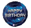 Related Product Image for 18&quot; PKG HBD BIRTHDAY GALAXY ROUND 