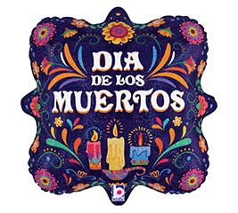 18&quot; HAL DIA DE LOS MUERTOS CANDLES SHAPE