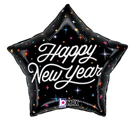 19&quot; NEW YEAR SHIMMERING STAR MAX FLOAT