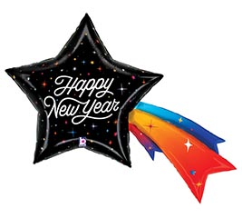 44&quot; PKG HAPPY NEW YEAR SHOOTING STAR