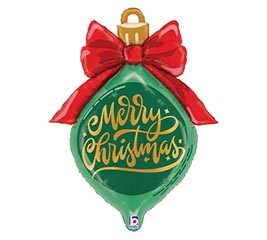31&quot; PKG XMA SATIN CHRISTMAS ORNAMENT