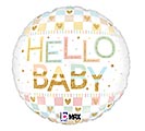 Customers also bought 9&quot; INFLATED BBY PASTEL HELLO BABY ROUND product image 