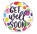 Customers also bought 9&quot; INFLATED WATERCOLOR DOTS GET WELL SOO product image 