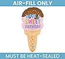 Customers also bought 14&quot; SWEET BIRTHDAY ICE CREAM CONE MINI product image 