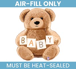 14" BABY TEDDY BEAR MINI SHAPE