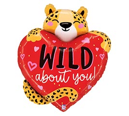 29&quot; PKG LUV WILD ABOUT YOU CHEETAH SHAPE