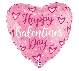 18&quot; VAL HAPPY GALENTINE&#39;S DAY ROUND