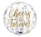 Customers also bought 18&quot; WED CHEERS TO FOREVER ROUND product image 