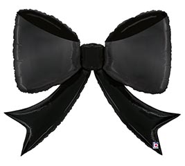 41" PKG GEN BLACK BOW SHAPE
