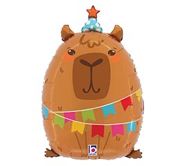 23" PKG ANI PARTY CAPYBARA SHAPE