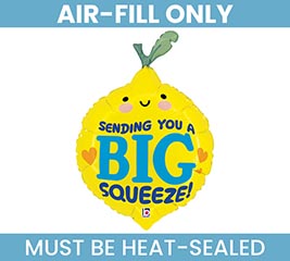 14" FLAT TCY BIG SQUEEZE LEMON MINI