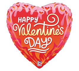 18" HVD HOT VALENTINE HEART MAX FLOAT