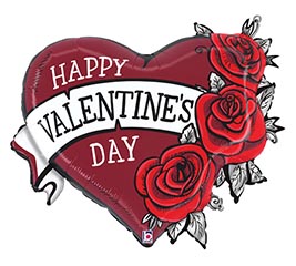 32" PKG HVD ROMANCE ROSE HEART SHAPE