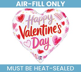 4" FLAT HVD VALENTINE HANDMADE HEARTS