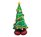 59&quot;PKG AIRLOONZ GREEN CHRISTMAS TREE