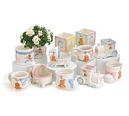 BABY CERAMIC PLANTERS ASSORTED