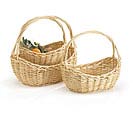 NESTED WILLOW BASKET CASE WITH HANDLES