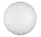 Related Product Image for 17&quot; SOLID METALLIC WHITE ROUND SHAPE 