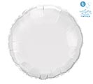 18&quot; SOLID WHITE ROUND BALLOON