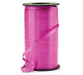 3/8" CRIMPED HOT PINK CURLING RIBBON