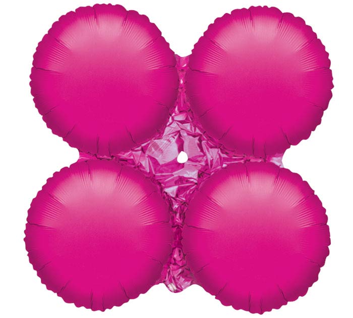 Ballon Rose Fuchsia Nacré Diamètre 30cm (x24)