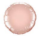 18&quot; SOLID ROSE GOLD ROUND BALLOON