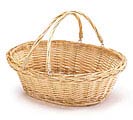 CASE-15&quot; NATURAL WILLOW BASKET
