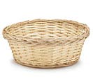 10&quot; ROUND NATURAL WILLOW BASKET CASE