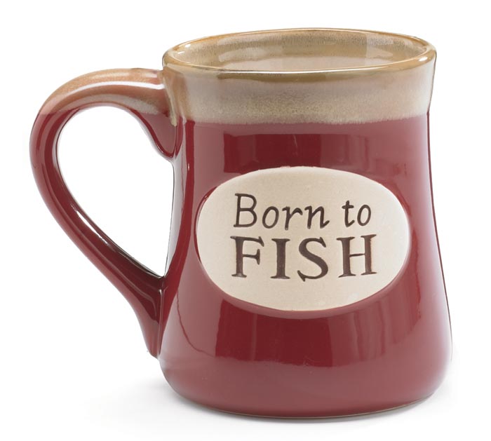 Burton & Burton Born to Fish Mug