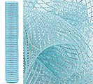21&quot; LIGHT BLUE HOLOGRAPHIC MESH ROLL
