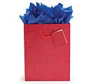 SOLID RED GIFT BAG