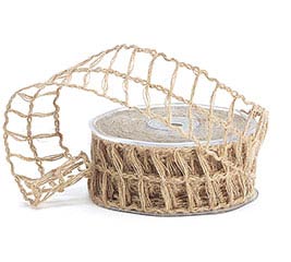 #9 NATURAL LATTICE JUTE RIBBON