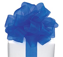 #5 ROYAL BLUE SHEER RIBBON