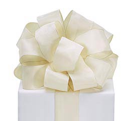 #9 IVORY TAFFETA RIBBON