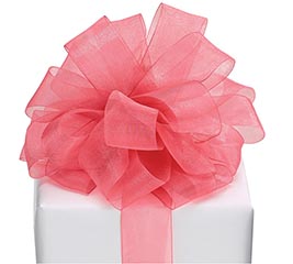 #5 ROSE SHEER RIBBON