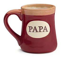 PAPA/MESSAGE PORCELAIN MUG