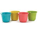 6&quot; BRIGHT COLORS RECYCLED POT COVER