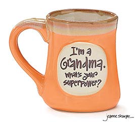 GRANDMA SUPERPOWER PORCELAIN MUG