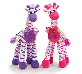posh plush purple giraffe