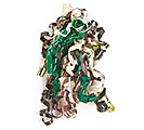 1/4&quot; CAMOUFLAGE COLORS RIBBON SWIRL