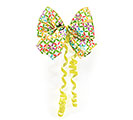 BOW MULTI COLOR DAISIES