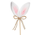 FABRIC BUNNY EARS EASTER PICK