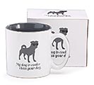 MY DOG IS COOLER CERAMIC MUG W/ BOX