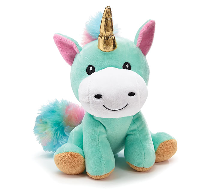 stuffed rainbow unicorn