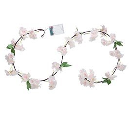 70" CHERRY BLOSSOM GARLAND WITH LIGHTS