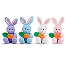 ASSORTED BUNNIES HOLDING CARROT