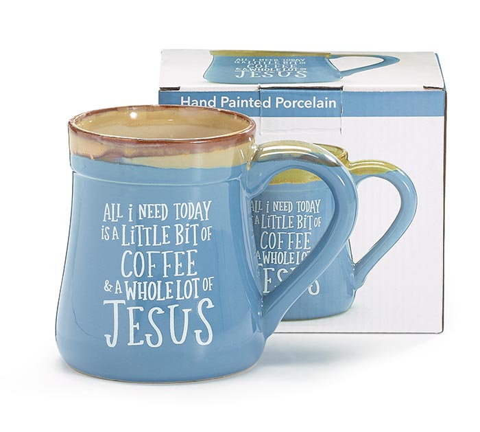 A LITTLE COFFEE  A LOT OF JESUS MUG 1st Alternate Image