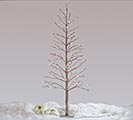 60&quot; CHAMPAGNE GLITTER TREE WITH LIGHTS